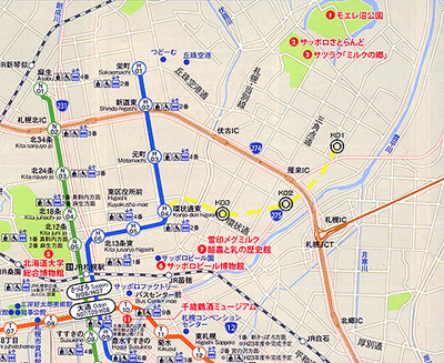 雁来線路線予定図