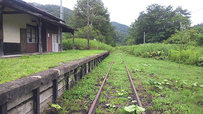 線路は続かないよ