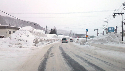 雪の壁