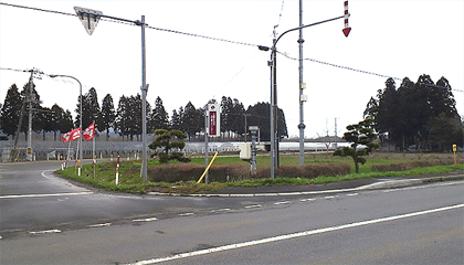 交差点の傍