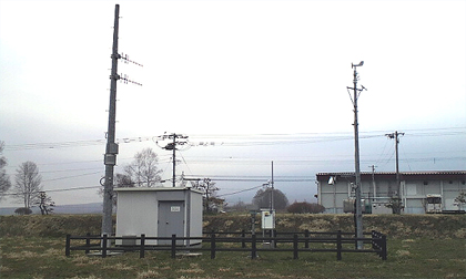 地盤の変位をＧＰＳで測る