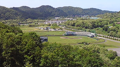 かつての鉱業所跡