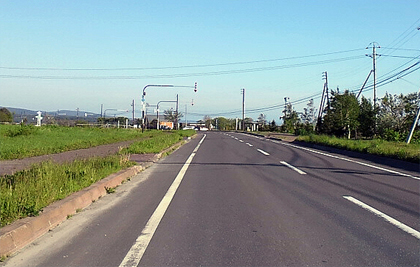 河跡湖の近く