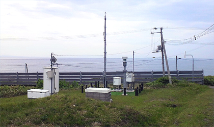 日本海と北海道本土