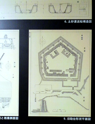 出島のような砲台
