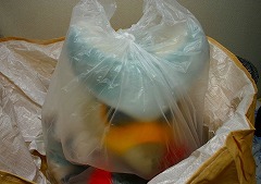 フレコンバックの中