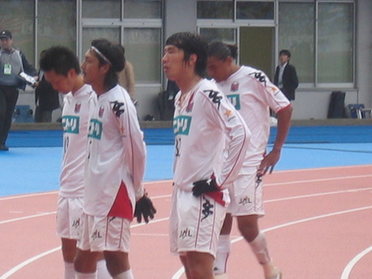 試合終了後の選手たち1