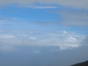眼下の雲