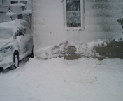 雪投げafter