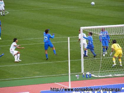 ゴール前のチャンス
