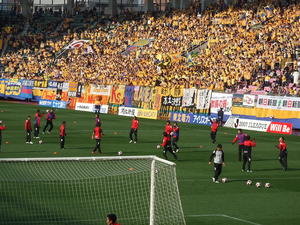 練習中