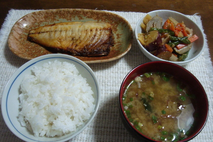 大きめの塩アジ