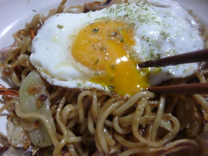 目玉焼きは半熟で・・