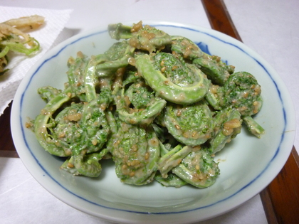 隠し味にワサビ