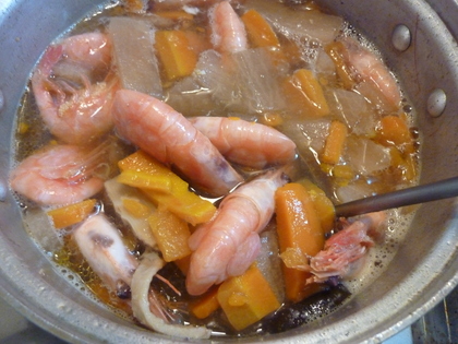 海老の旨味が出ます。