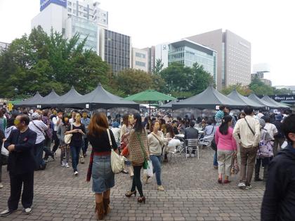 秋の匂いが漂う会場