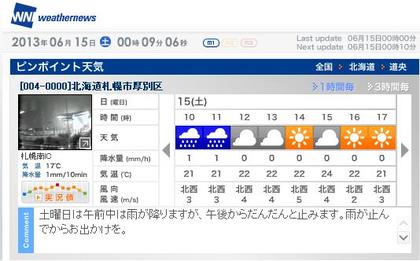 蒸し暑い？