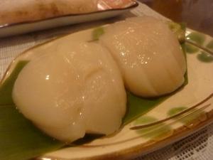 大きなホタテ