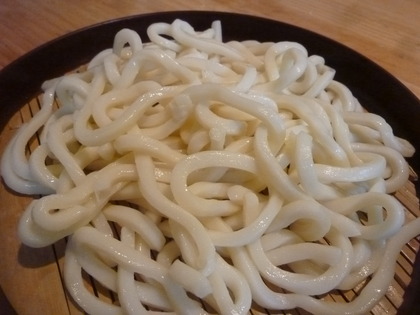 うどんはやや細めがベター