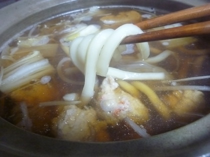 煮込んでもシコシコ