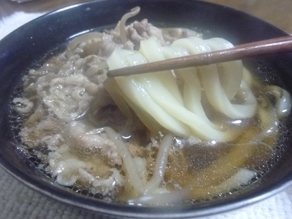これが本当の肉うどん