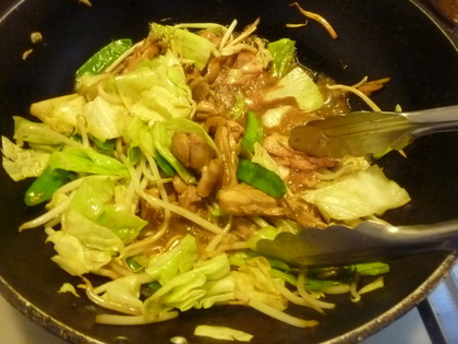 野菜は多めに