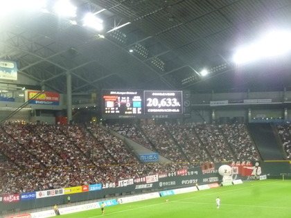やはりドームは２万人以上！