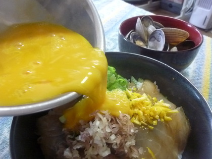 食べる直前！