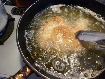 油の温度に注意！