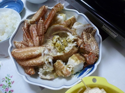 カニは毛ガニが一番