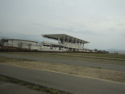 周りは田舎です