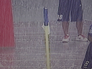 大粒の雨！