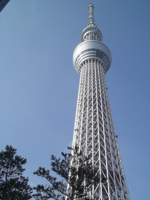 東京スカイツリー。