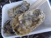 蒸し牡蠣。
