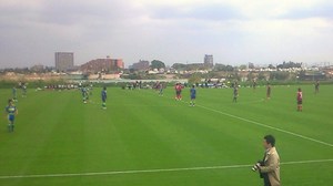 試合開始