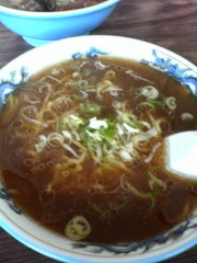 かけラーメン。