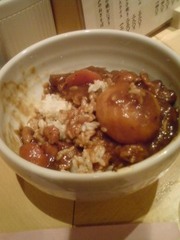 真夜中のカレー。